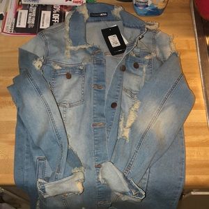 BRAND NEW FN long jean jacket